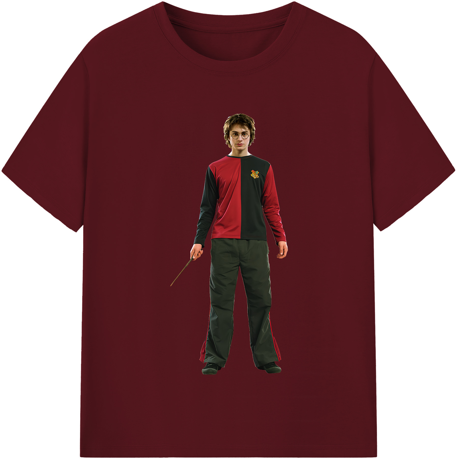 （画像用） Harry Potter ハリー・ポッターシリーズ 綿100％半袖Tシャツ（フロントプリント）
